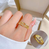 Diamond Cuban Link Fashion Ring